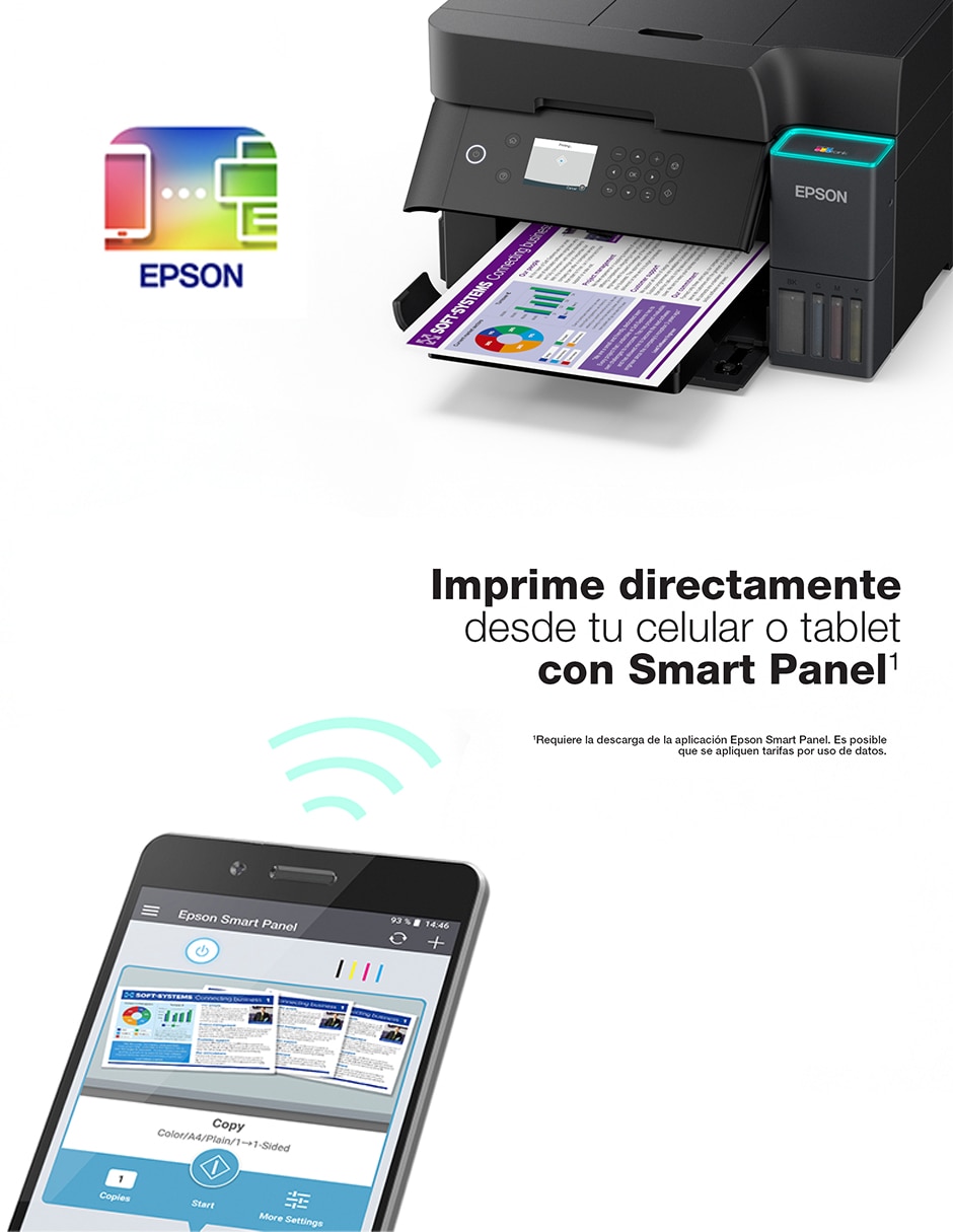 Multifuncional l6370 de inyección de tinta inalámbrica a color 6