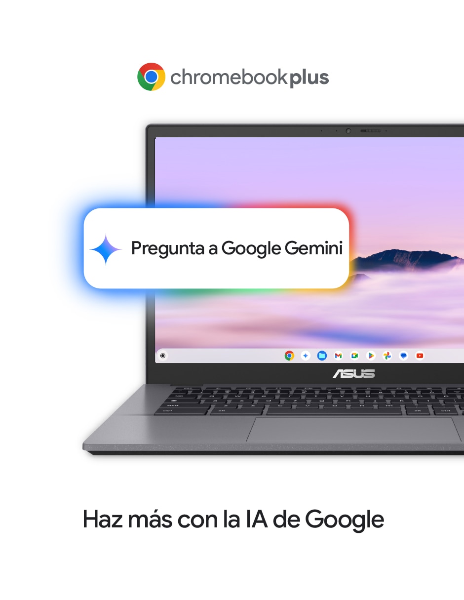 Laptop thin & light Chromebook Plus CX34 15.6 pulgadas Full HD Intel Core Ultra 5 Integradas 8 GB RAM 512 GB SSD 2