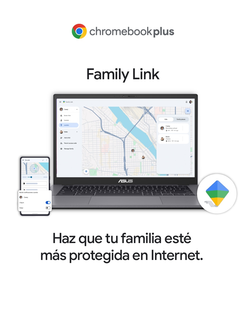 Laptop thin & light Chromebook Plus CX34 15.6 pulgadas Full HD Intel Core Ultra 5 Integradas 8 GB RAM 512 GB SSD 6