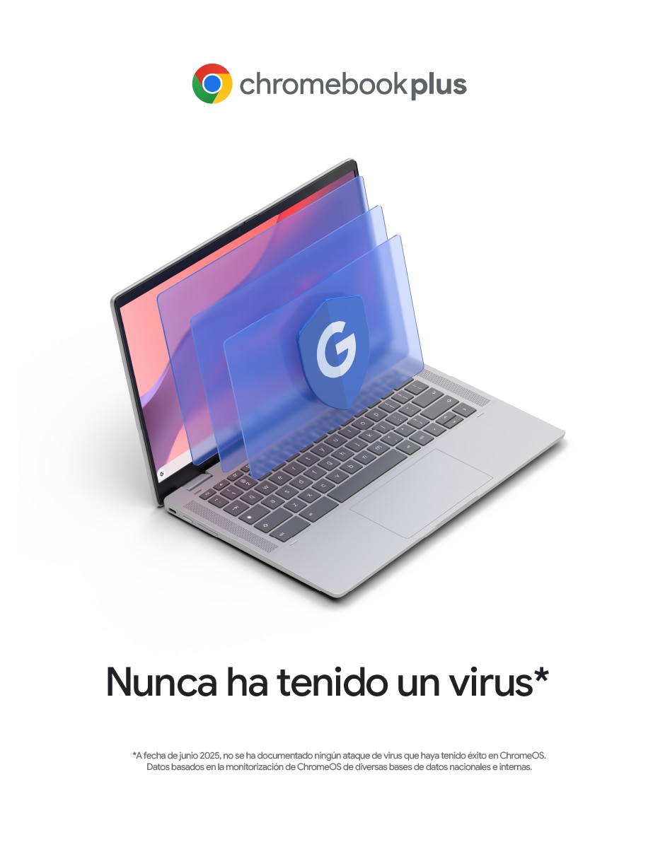 Laptop thin & light Chromebook Plus CX34 15.6 pulgadas Full HD Intel Core Ultra 5 Integradas 8 GB RAM 512 GB SSD 7
