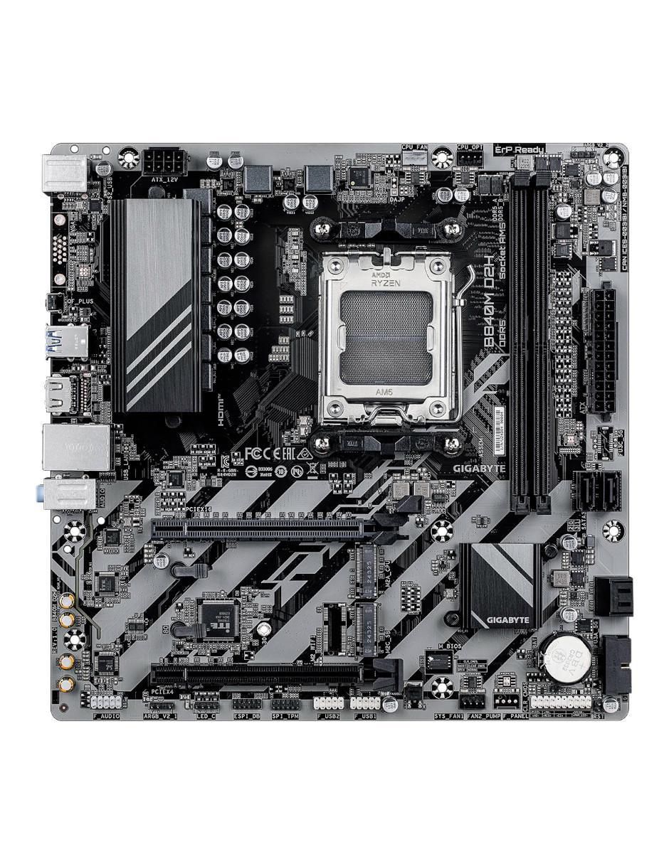 Tarjeta madre B840M D2H compatible con procesador AMD 2