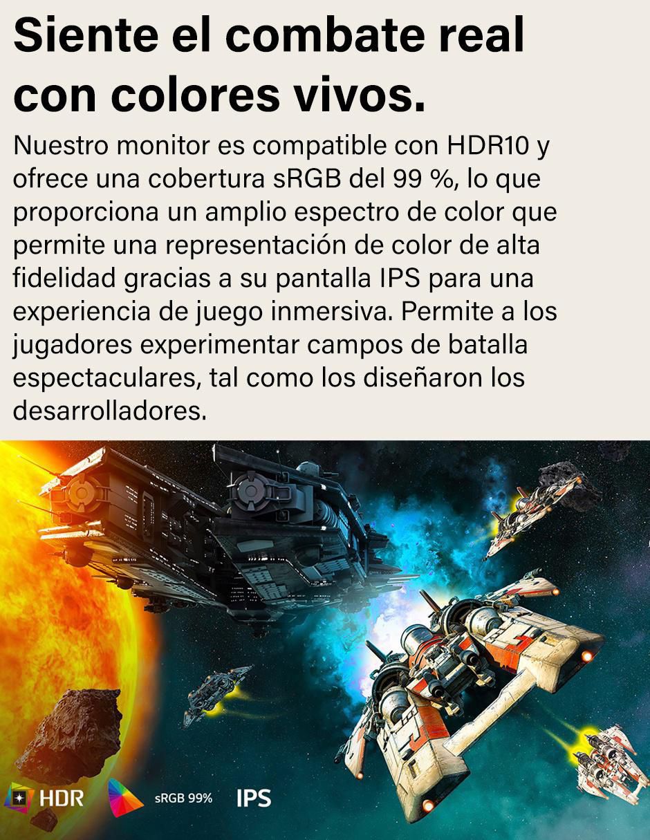 Monitor gamer 24G411A-B IPS Full HD 24 pulgadas 7
