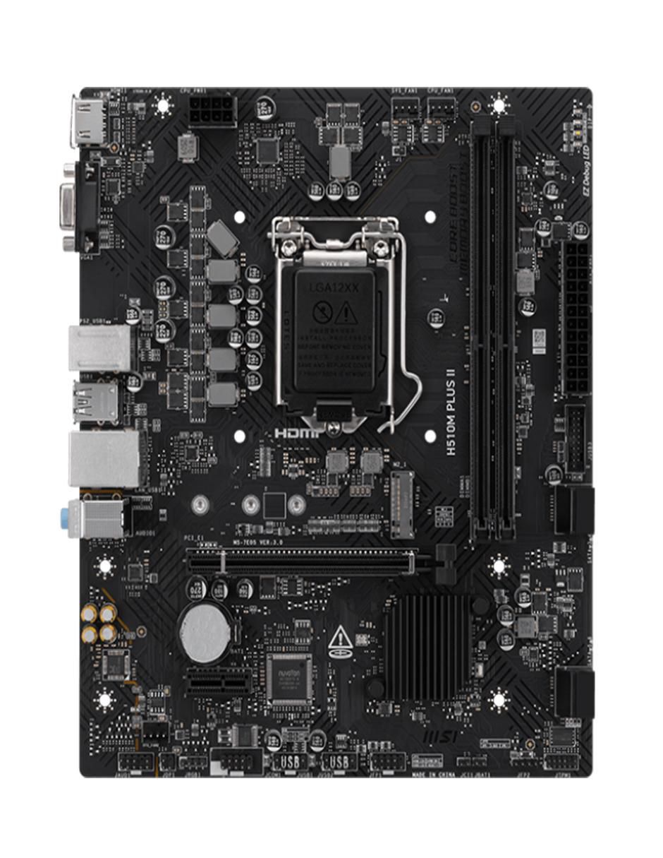Tarjeta madre H510M PLUS II compatible con procesador Intel Tarjeta madre H510M PLUS II compatible con procesador Intel