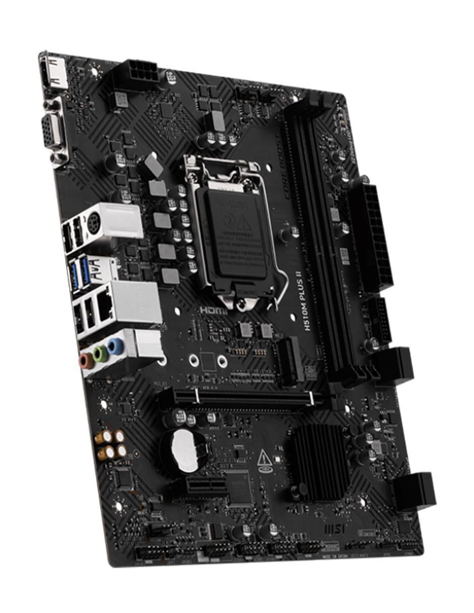 Tarjeta madre H510M PLUS II compatible con procesador Intel 3