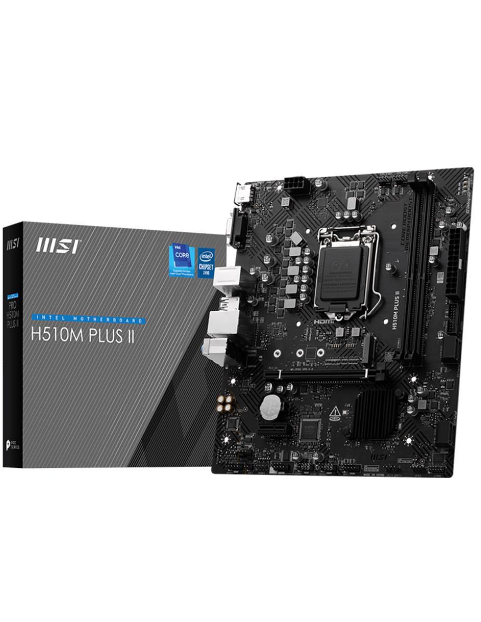 Tarjeta madre H510M PLUS II compatible con procesador Intel 5