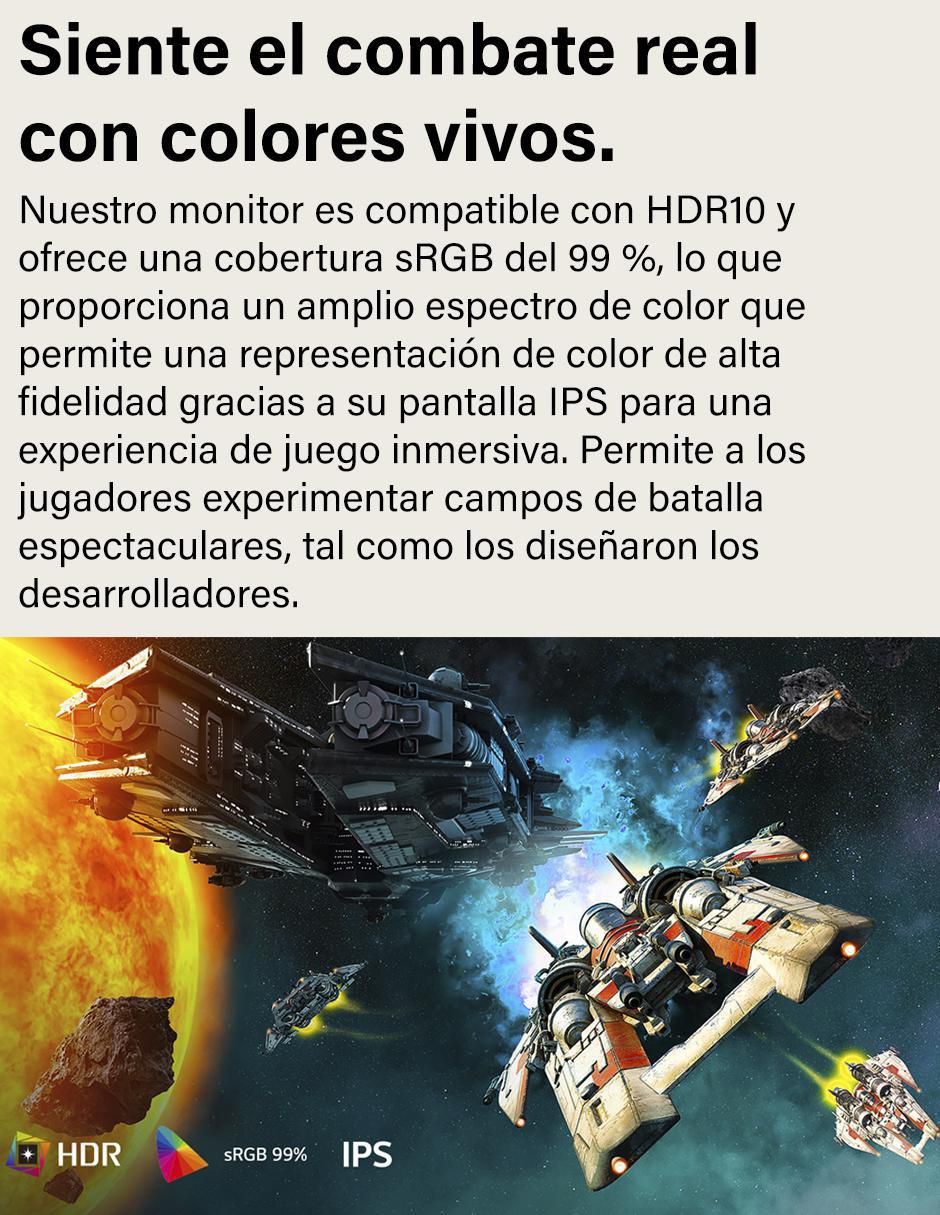 Monitor gamer 27G411A-B IPS Full HD 27 pulgadas 6