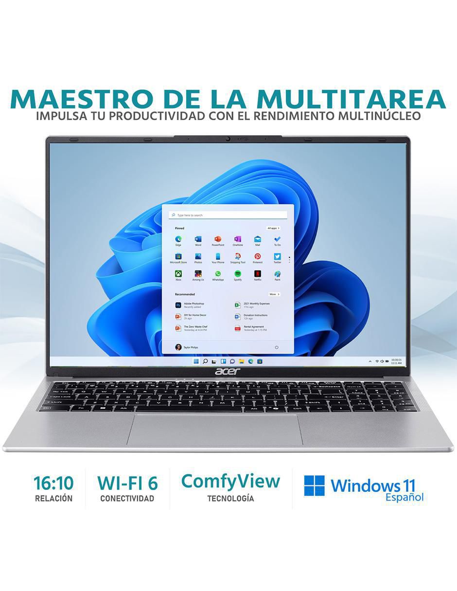 Laptop Aspire Lite 16 16 pulgadas Wuxga Intel Core i5 Intel Uhd 8 GB Ram 512 GB SSD 2
