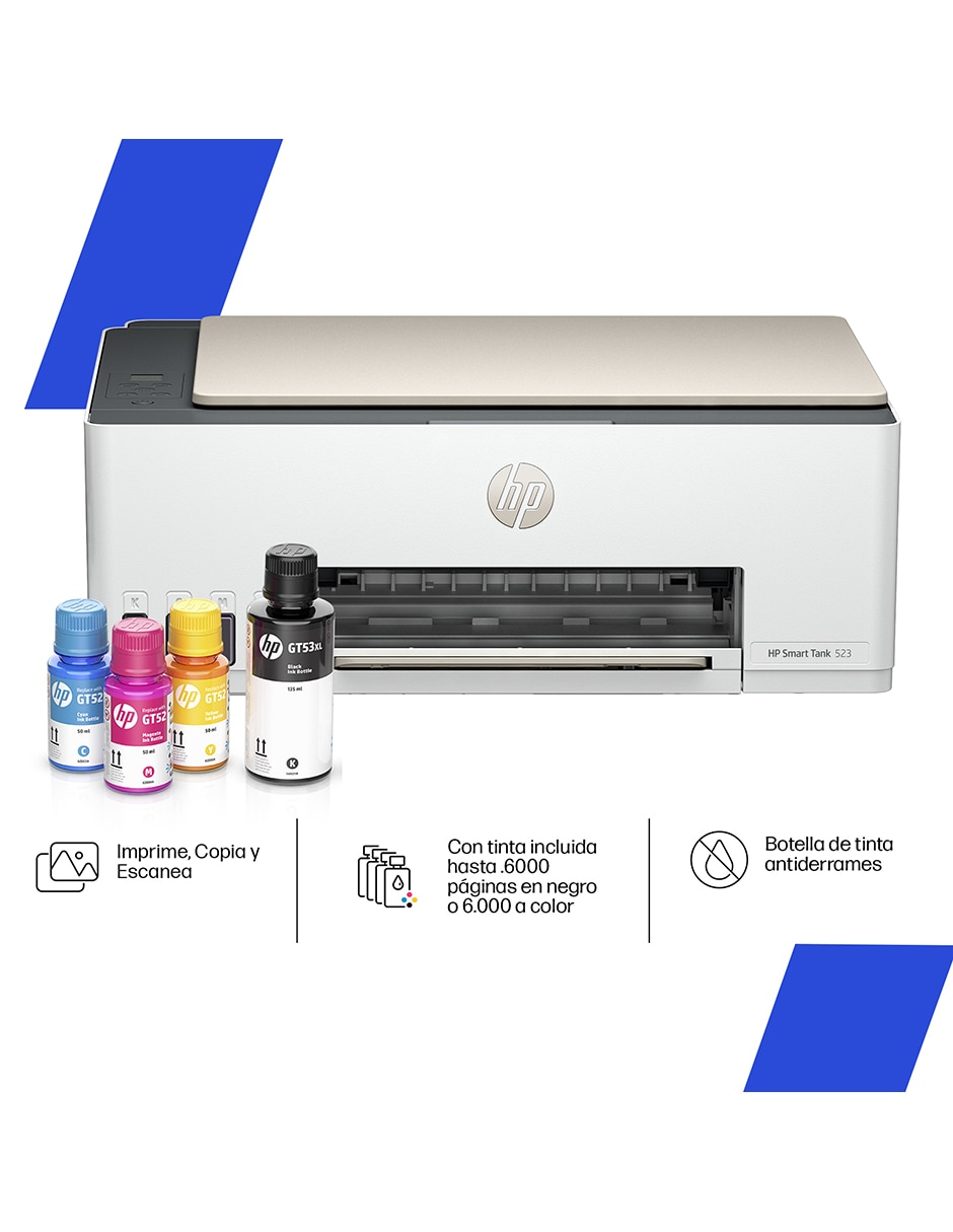 Multifuncional Smart Tank 523 de tinta continua alámbrica a color 2