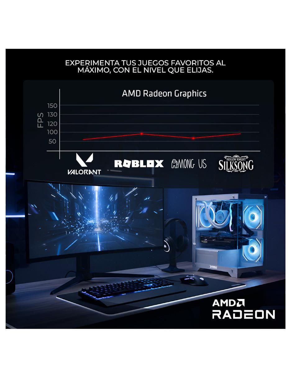 Computadora gamer XTACR732GBVEGA7MFB 23.8 pulgadas Full HD AMD Ryzen 7 AMD Radeon Graphics 16 GB Ram 1 TB SSD 9