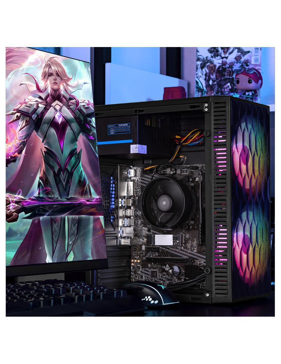 Computadora gamer XTPCR316GBVEGA8MFB 23.8 pulgadas Full HD AMD Ryzen 3 AMD Radeon Graphics 16 GB RAM 500 GB SSD 4