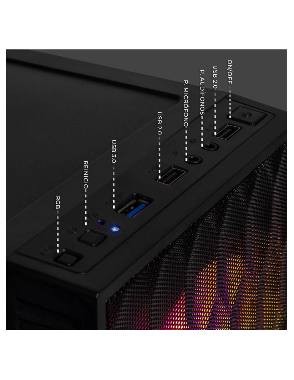 Computadora gamer XTPCAT16GBVEGA3MFB 21.5 pulgadas Full HD AMD Athlon AMD Radeon Vega 3 16 GB RAM 500 GB SSD 3