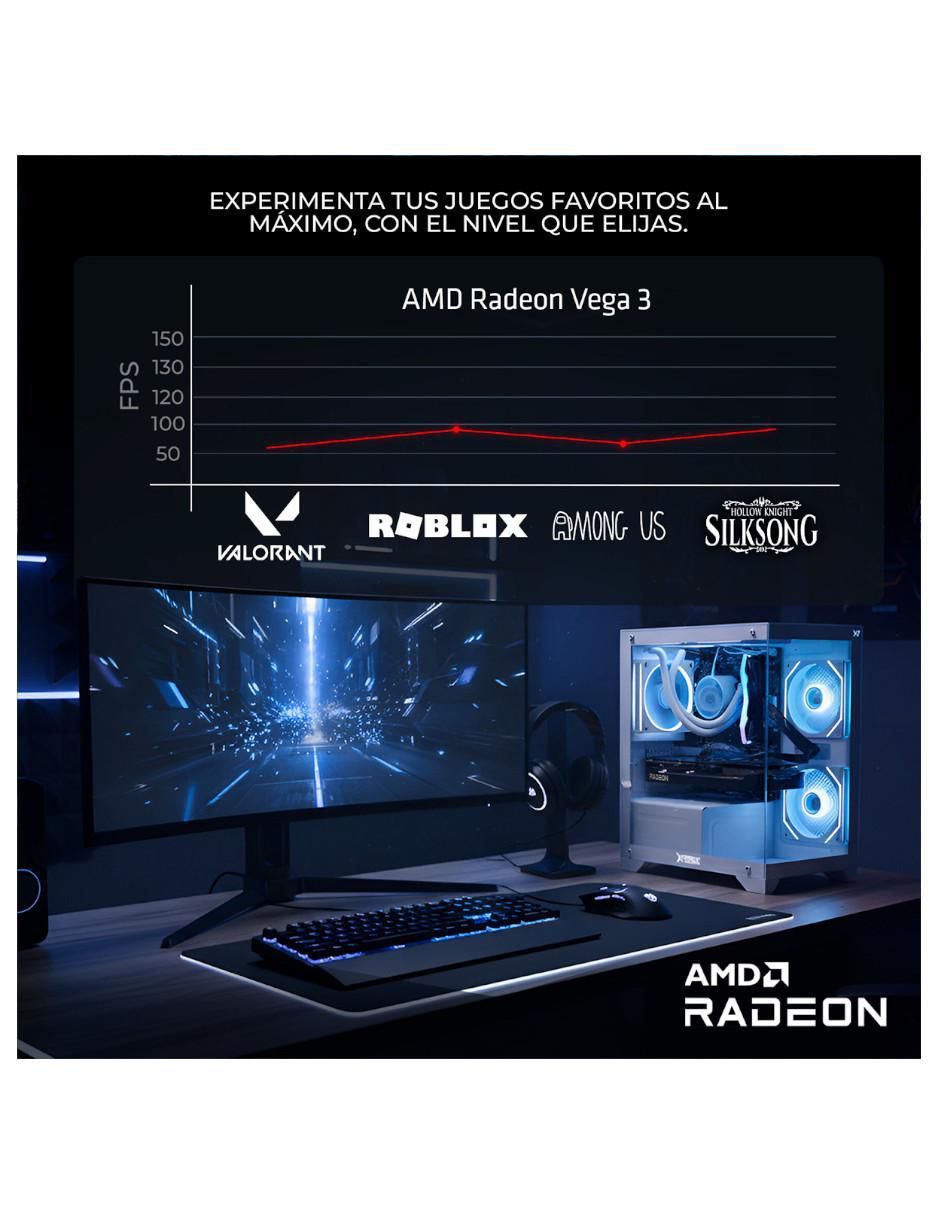 Computadora gamer XTPCAT16GBVEGA3FB AMD Athlon AMD Radeon Vega 3 16 GB RAM 500 GB SSD 7
