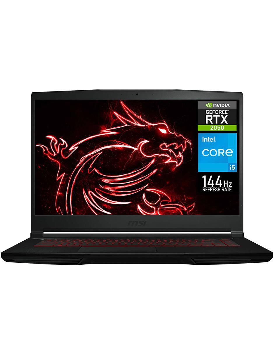 Laptop gamer thin 15.6 pulgadas full hd intel core i5 nvidia geforce rtx 2050 8 gb ram 1 tb ssd