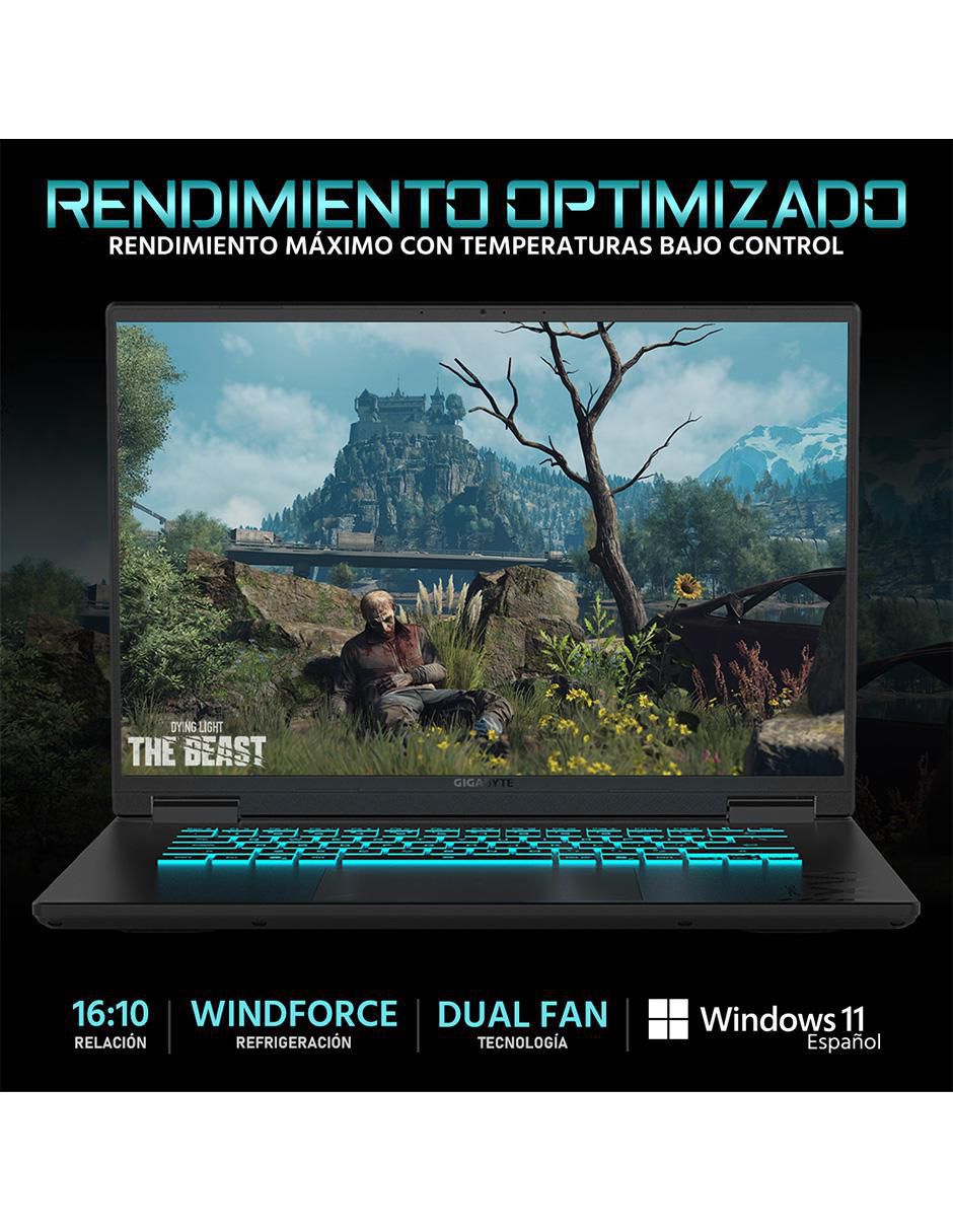 Laptop gamer Gaming A16 16 pulgadas WUXGA Intel Core i7 8 GB RAM 512 GB SSD 3