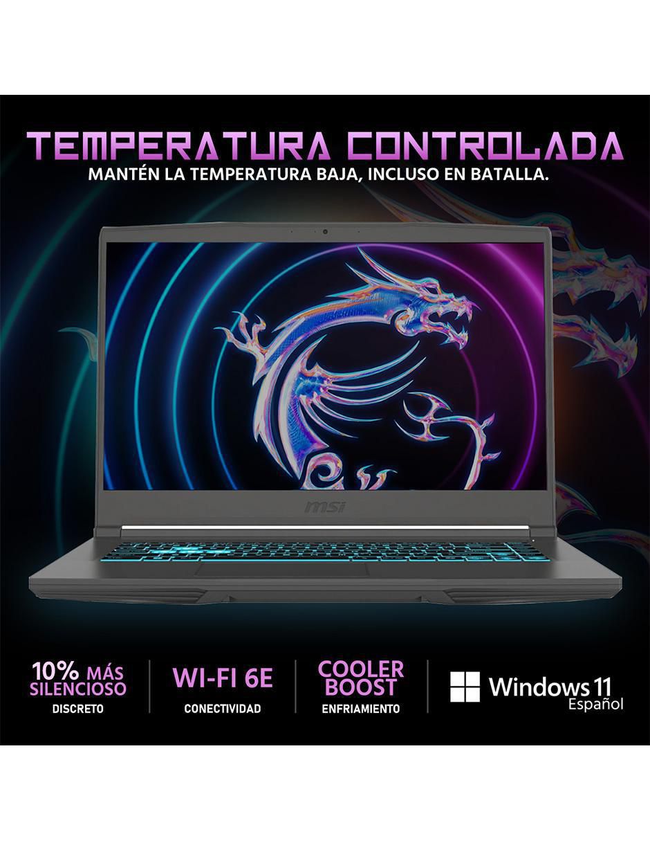 Laptop gamer Thin 15 15.6 pulgadas Full HD AMD Ryzen 5 Nvidia GeForce RTX 4060 32 GB Ram 512 GB SSD 3