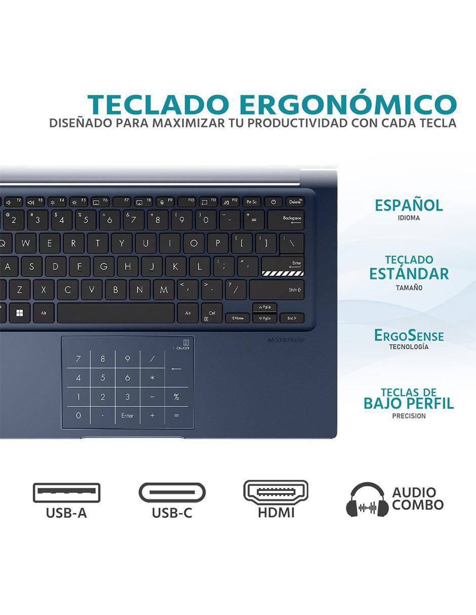 Laptop Vivobook 14 pulgadas Full HD Intel Core i5 Intel UHD 8 GB Ram 512 GB SSD 4