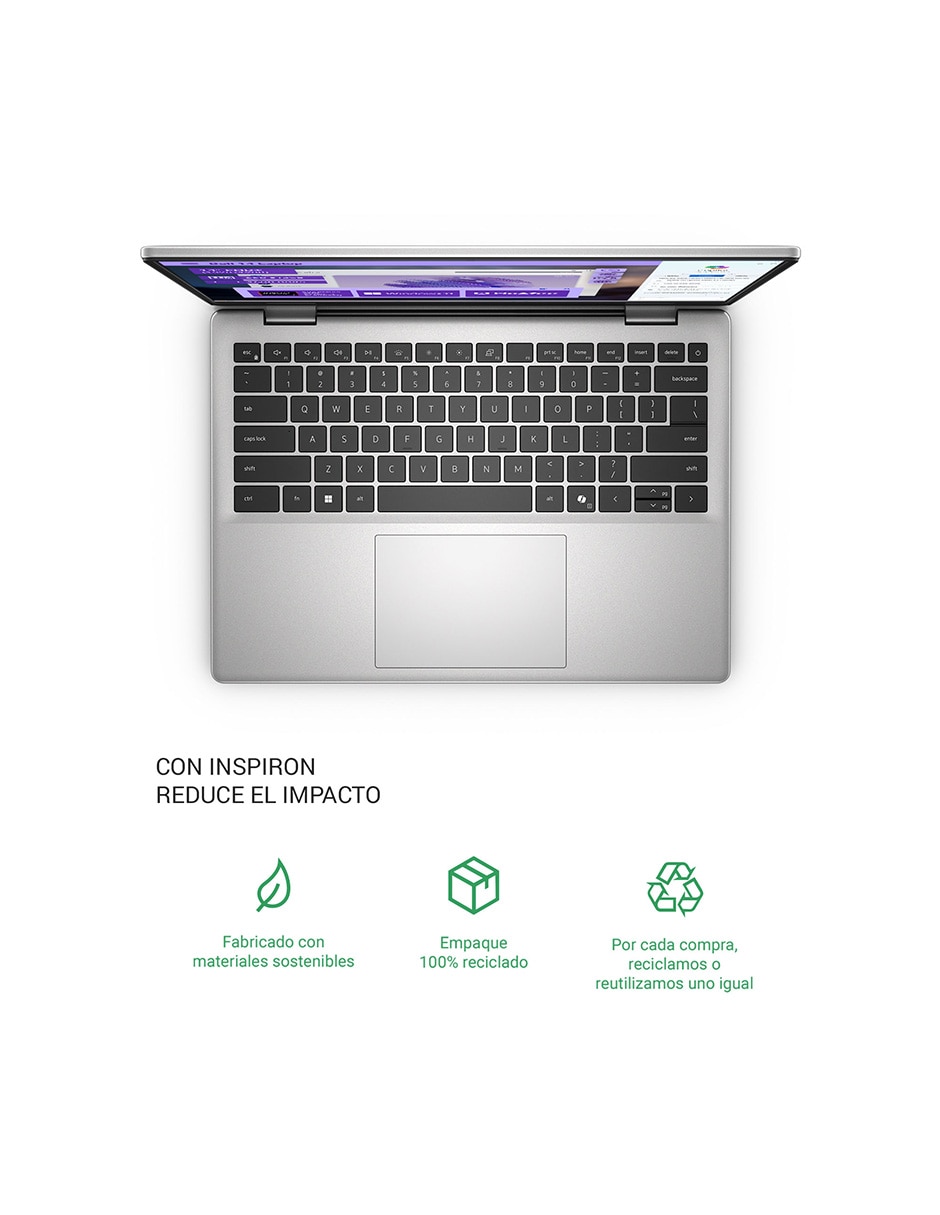 Laptop thin & light DC14255 14 pulgadas Full HD+ Amd Ryzen 7 Amd radeon 16 GB Ram 512 GB SSD 2