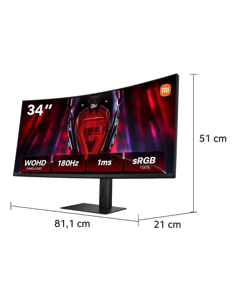 Monitor gamer G34WQI XDR WQHD 43 pulgadas 2