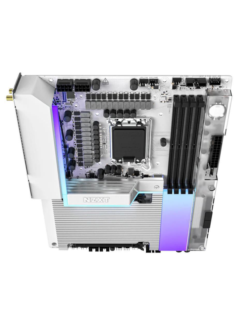 Tarjeta madre N9 Z890 WHITE RGB con procesador Intel 3