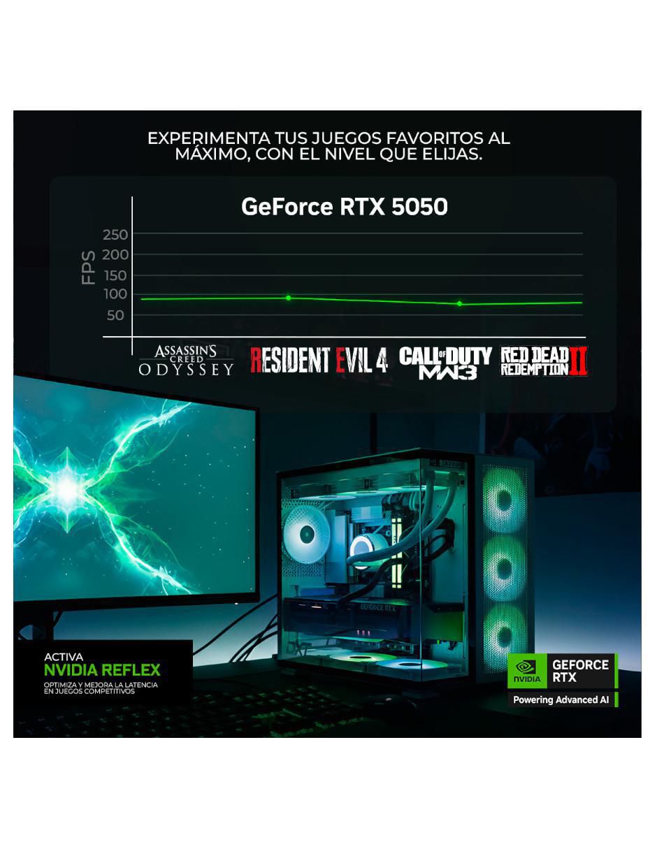 Computadora gamer DXTU532GB55050T7 Intel Core Ultra 5 225F NVIDIA GeForce RTX 5050 32 GB RAM 1 TB SSD 7