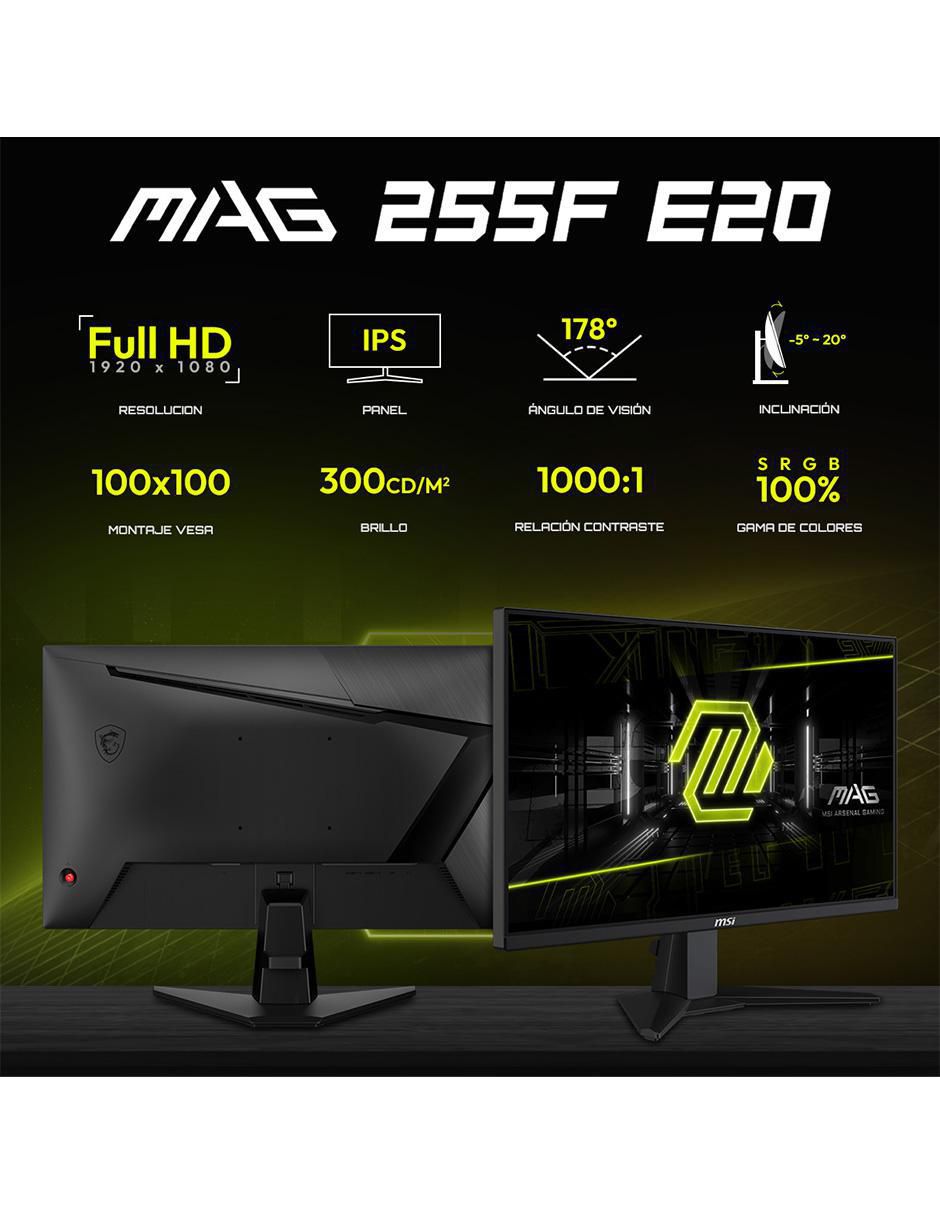 Monitor gamer MAG 255F E20 Ips Full HD 25 pulgadas MAG 255F E20 2