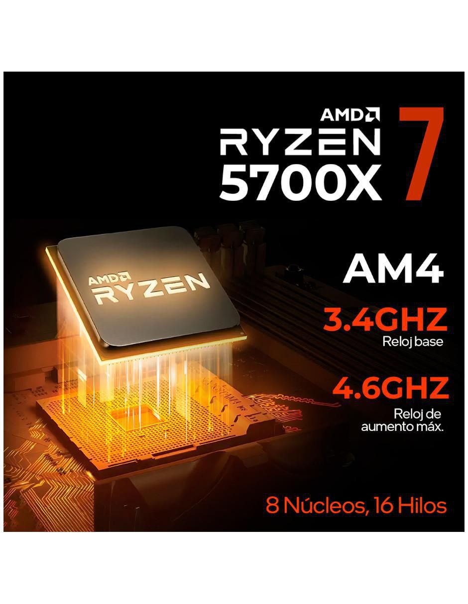 Computadora gamer XTPCR732GB9060AFB AMD Ryzen 7 AMD Radeon RX 9060 32 GB RAM 1 TB SSD 6