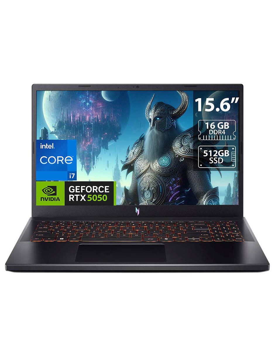 Laptop gamer Nitro V 15.6 pulgadas full HD intel Core i7 NVIDIA GeForce RTX 5050 16 GB RAM 512 GB SSD