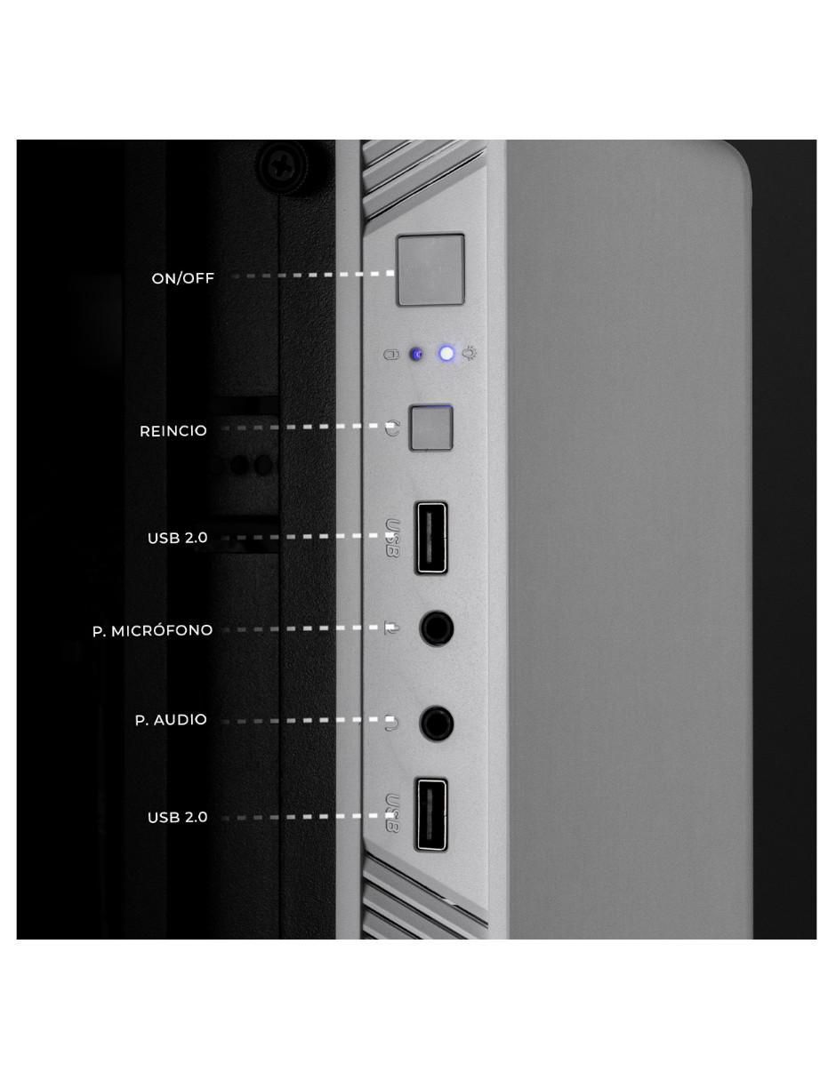 Computadora gamer XTPCR516GBVEGA11PW AMD Ryzen 5 AMD Radeon Vega 11 16 GB RAM 500 GB SSD 3
