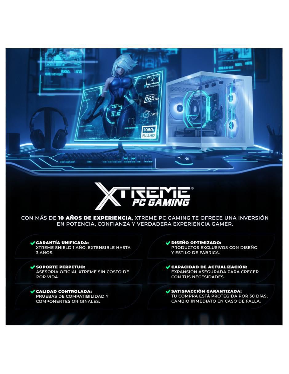 Computadora gamer XTPCR516GBVEGA11PW AMD Ryzen 5 AMD Radeon Vega 11 16 GB RAM 500 GB SSD 8
