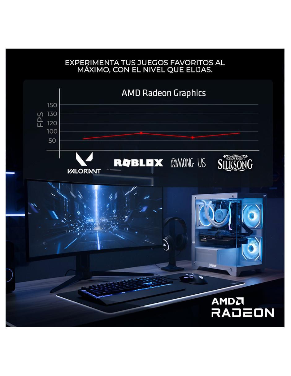 Computadora gamer XTPCR516GBVEGA11PW AMD Ryzen 5 AMD Radeon Vega 11 16 GB RAM 500 GB SSD 9
