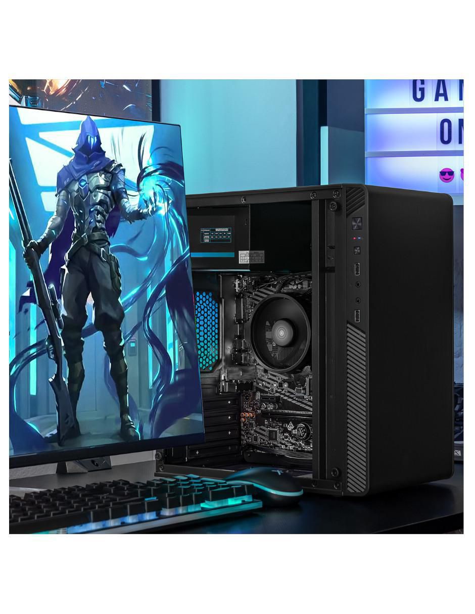 Computadora gamer XTPCR516GBVEGA11MPB 23.8 pulgadas Full HD AMD Ryzen 5 AMD Radeon Vega 11 16 GB RAM 500 GB SSD 4
