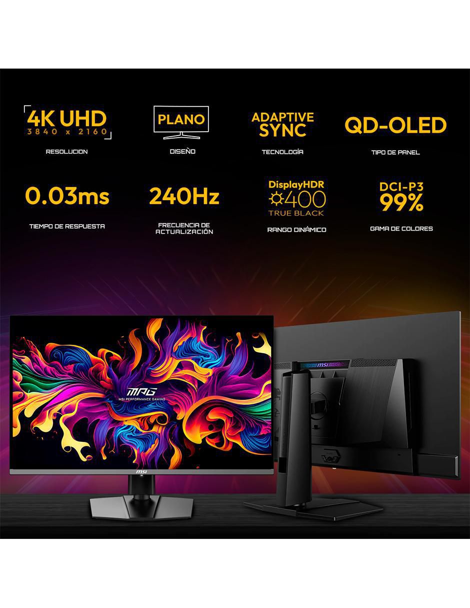 Monitor gamer standard 4K/UHD 32 pulgadas MPG 321URX QD-OLED 2
