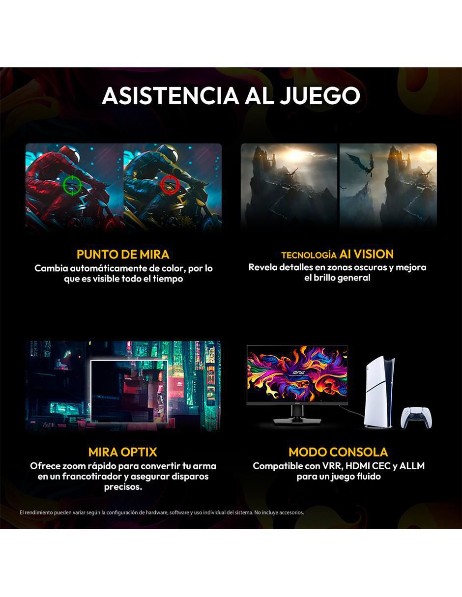 Monitor gamer standard 4K/UHD 32 pulgadas MPG 321URX QD-OLED 4