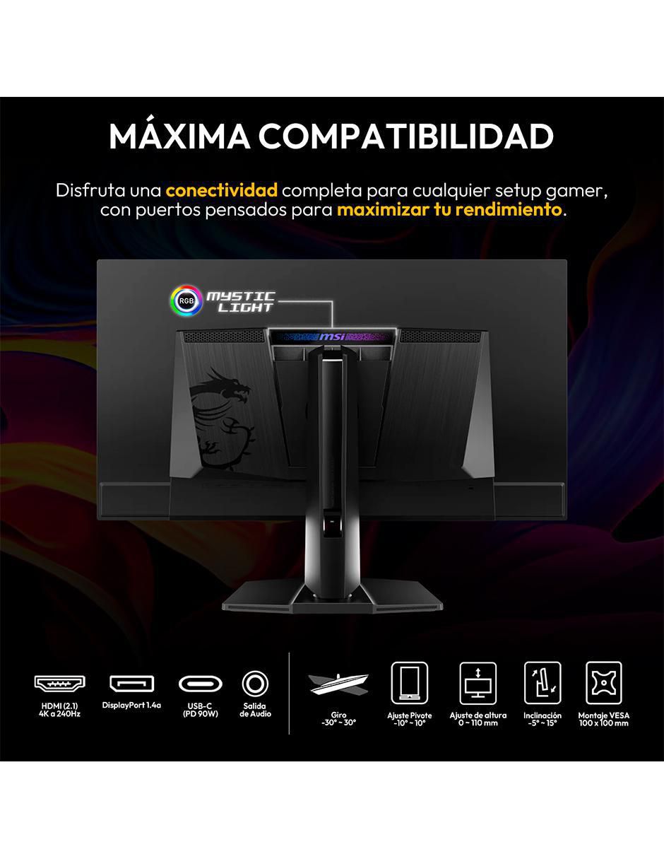 Monitor gamer standard 4K/UHD 32 pulgadas MPG 321URX QD-OLED 6