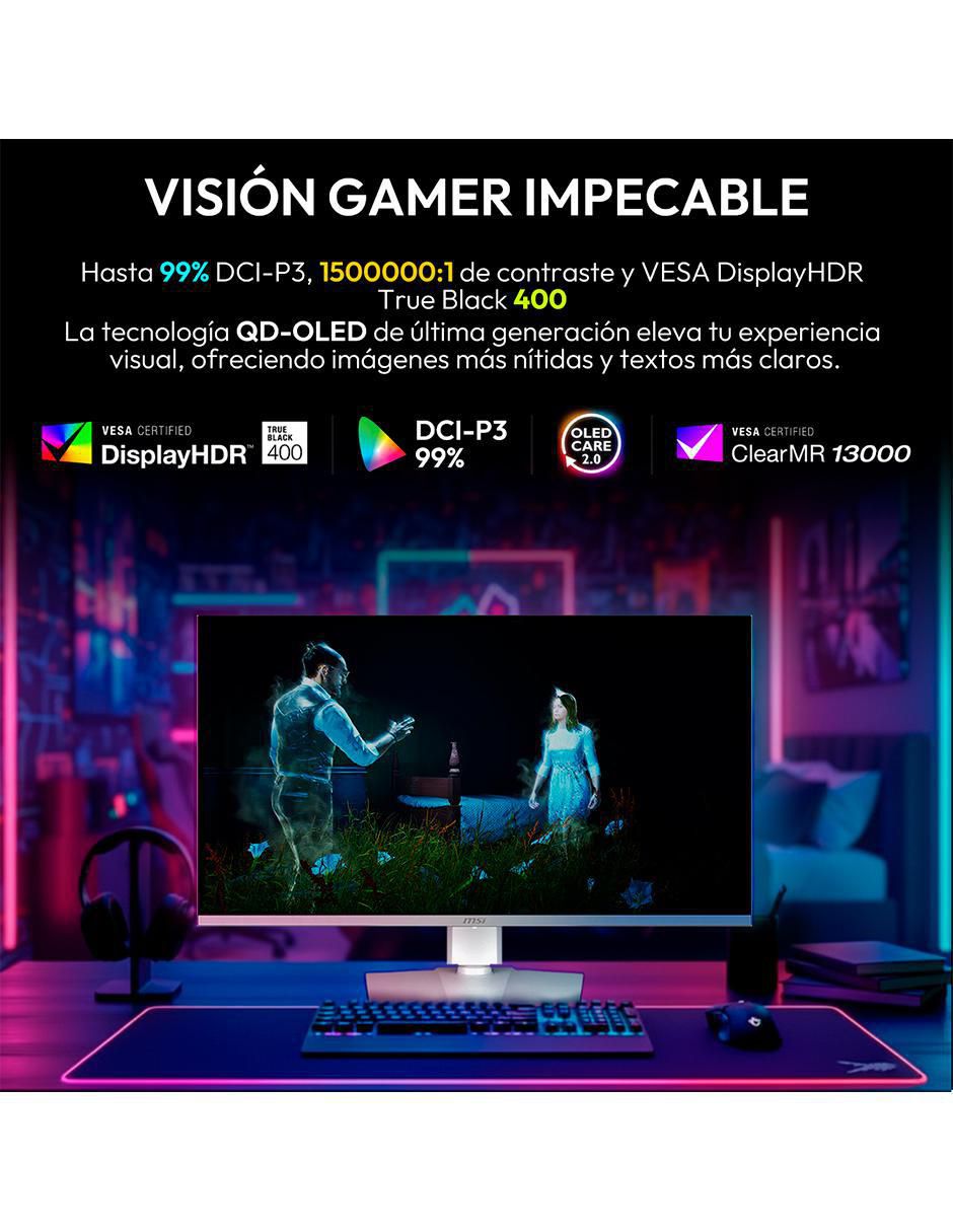 Monitor gamer MPG 321URXW QD-OLED Standard 4K/UHD 32 pulgadas 5