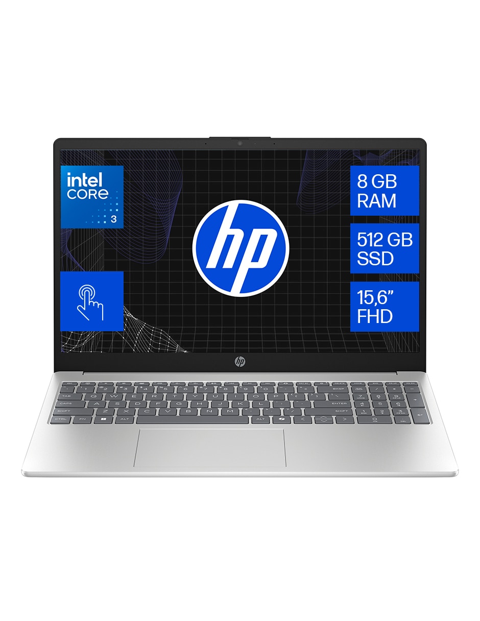 Laptop thin & light touch 15-fd0333la 15.6 pulgadas Full HD Intel Core i3 integradas 8 GB RAM 512 GB SSD