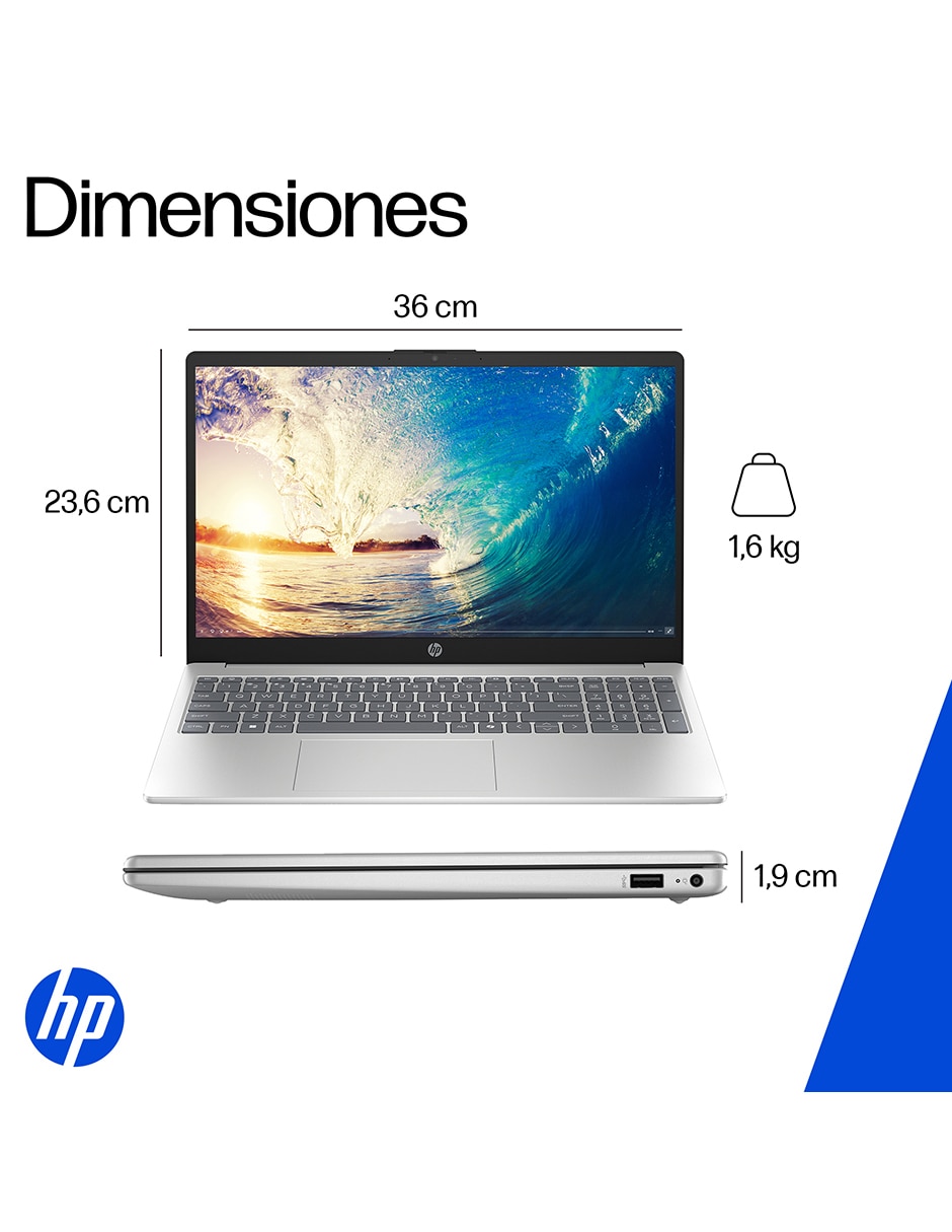 Laptop thin & light touch 15-fd0333la 15.6 pulgadas Full HD Intel Core i3 integradas 8 GB RAM 512 GB SSD 8