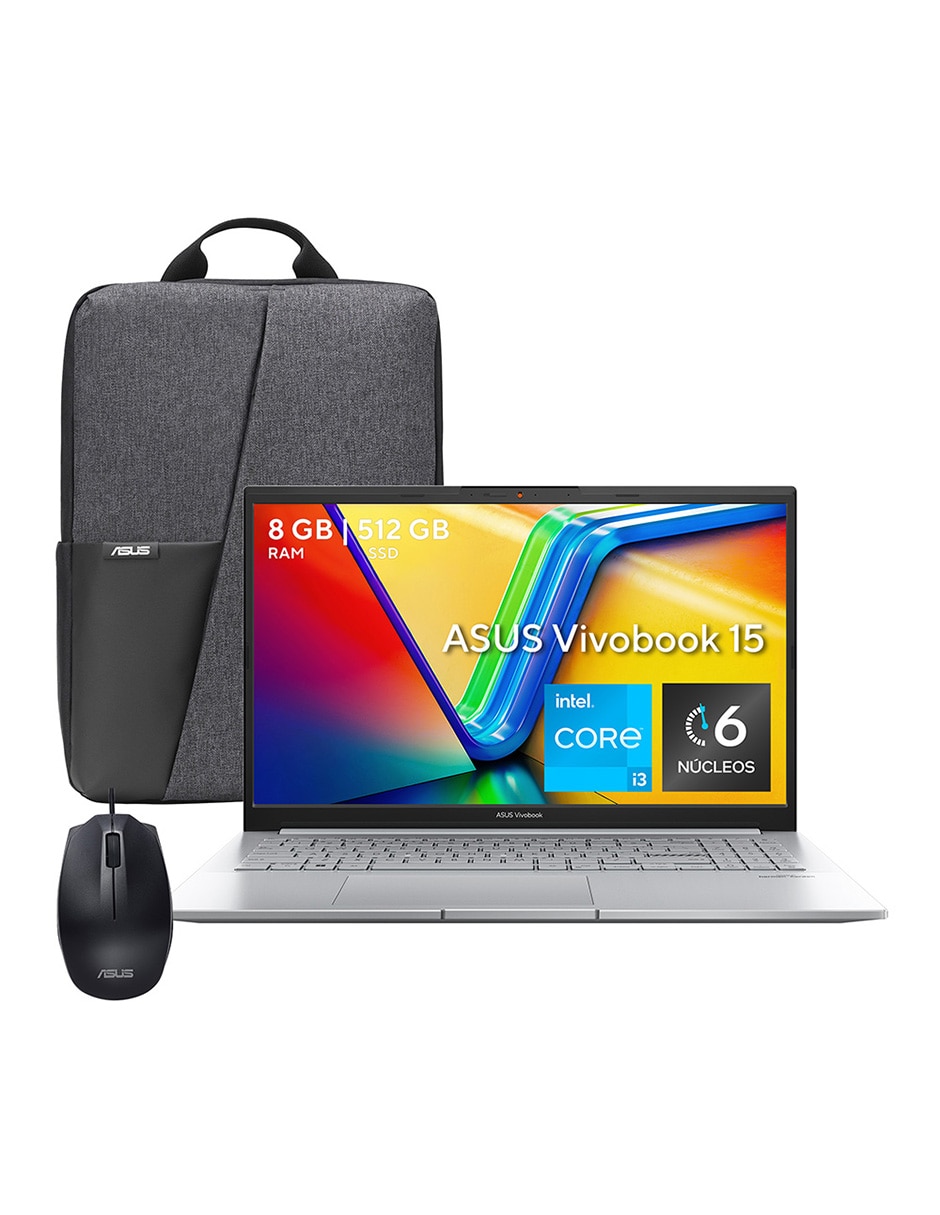 Laptop X1504VA-NJ4010W 15.6 pulgadas Full HD Intel Core i3 Intel UHD Graphics 8 GB Ram 512 GB SSD 1