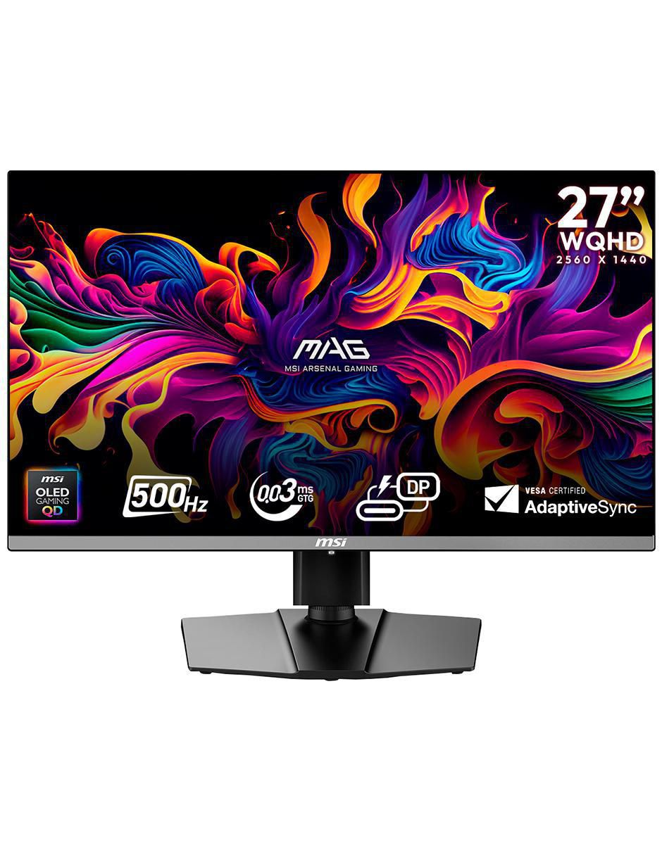 Monitor gamer MAG 272QP QD-OLED X50 standard WQHD 27 pulgadas MAG 272QP QD-OLED X50 Monitor gamer MAG 272QP QD-OLED X50 standard WQHD 27 pulgadas MAG 272QP QD-OLED X50