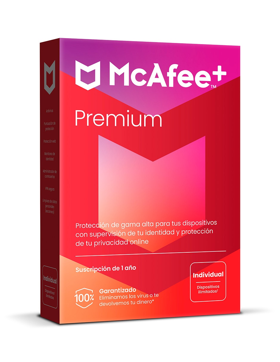plus premium antivirus Mcafee para 1 usuario 3