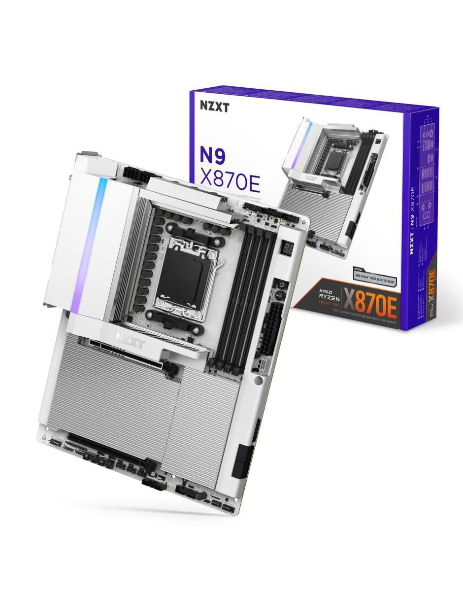 Tarjeta madre X870E White Rgb compatible con procesador AMD Tarjeta madre X870E White Rgb compatible con procesador AMD