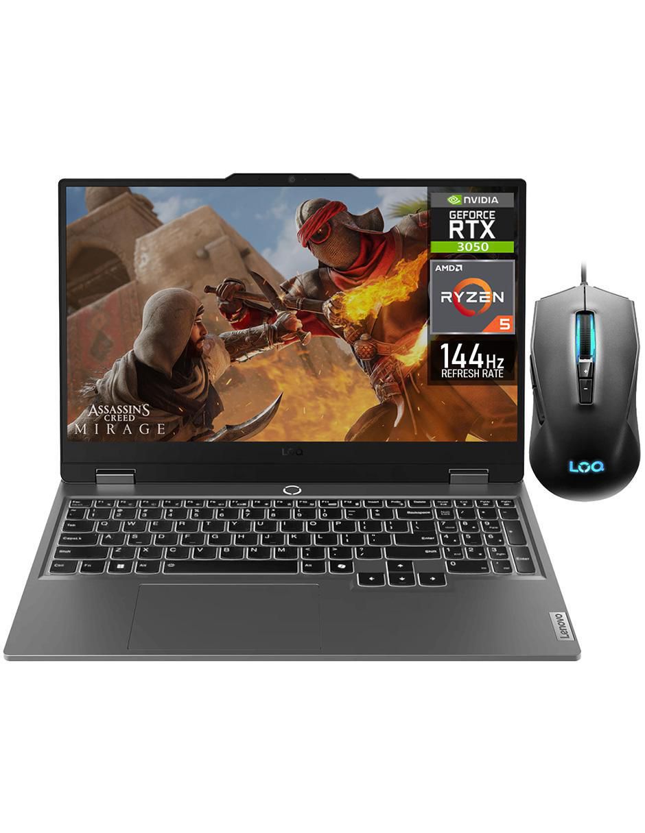Laptop gamer LOQ 15 15.6 pulgadas Full HD AMD Ryzen 5 NVIDIA GeForce RTX 3050 16 GB RAM 512 GB SSD