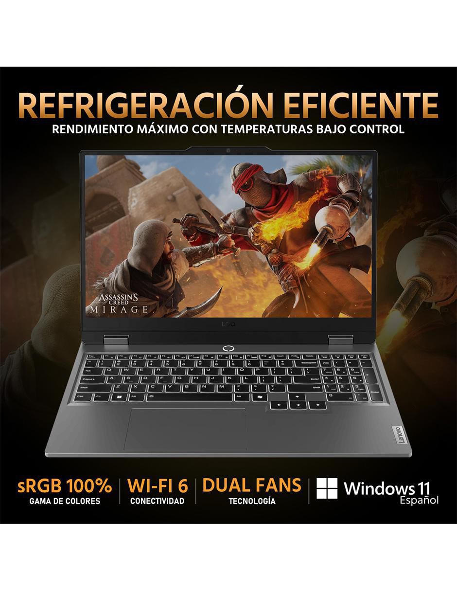 Laptop gamer LOQ 15 15.6 pulgadas Full HD AMD Ryzen 5 NVIDIA GeForce RTX 3050 16  GB RAM 512 GB SSD 3