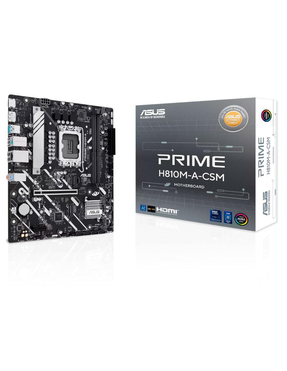 Tarjeta madre Prime H810M-A-CSM compatible con procesador Intel 2