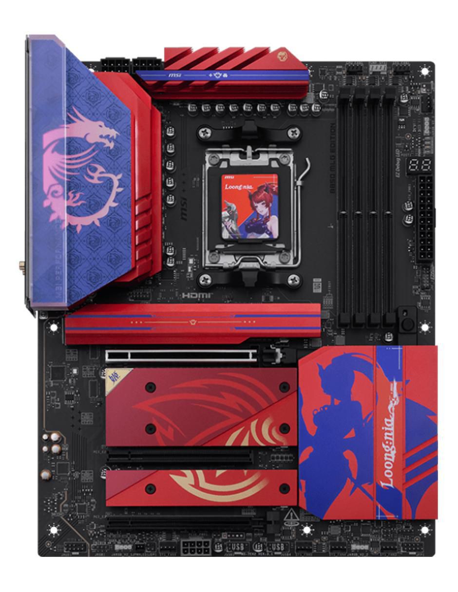 Tarjeta madre B850 MLG Edition compatible con procesador AMD Tarjeta madre B850 MLG Edition compatible con procesador AMD