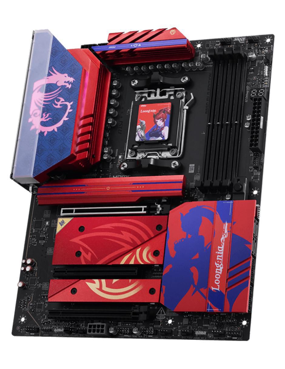Tarjeta madre B850 MLG Edition compatible con procesador AMD 2