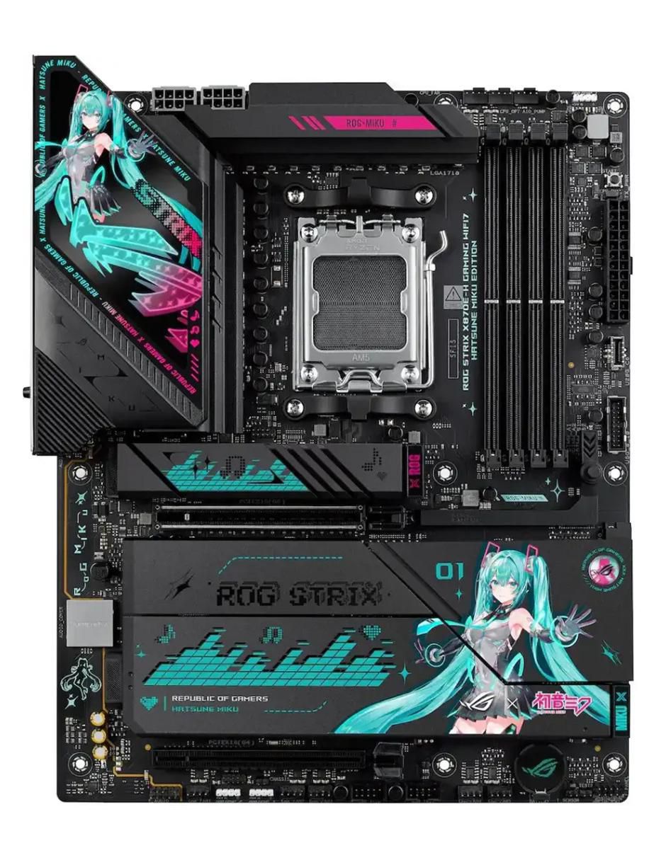 Tarjeta madre Rog X870e-H Miku con procesador AMD