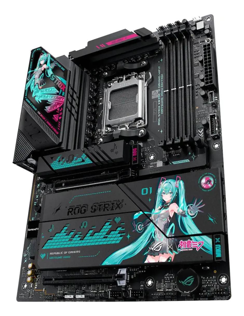 Tarjeta madre Rog X870e-H Miku con procesador AMD 2