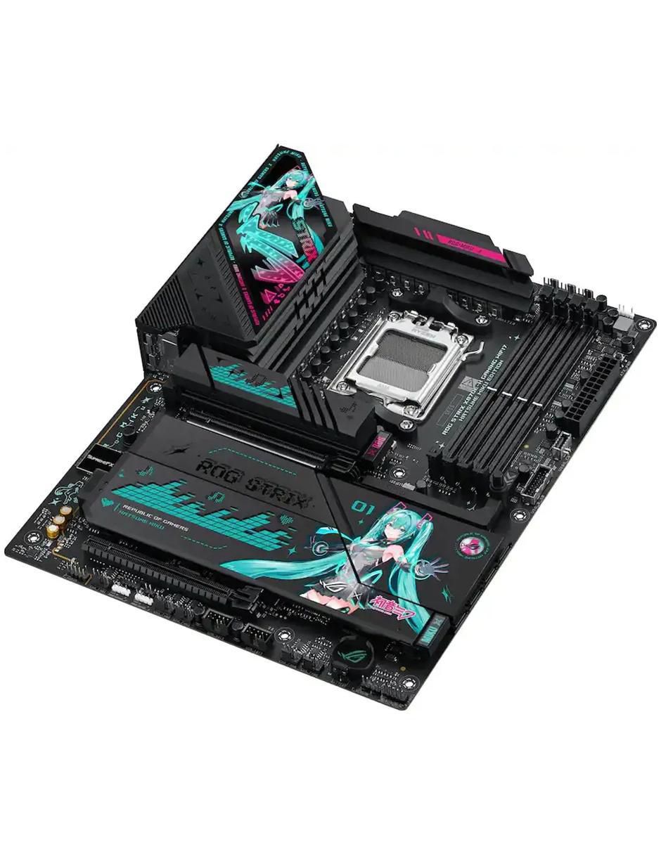 Tarjeta madre Rog X870e-H Miku con procesador AMD 3