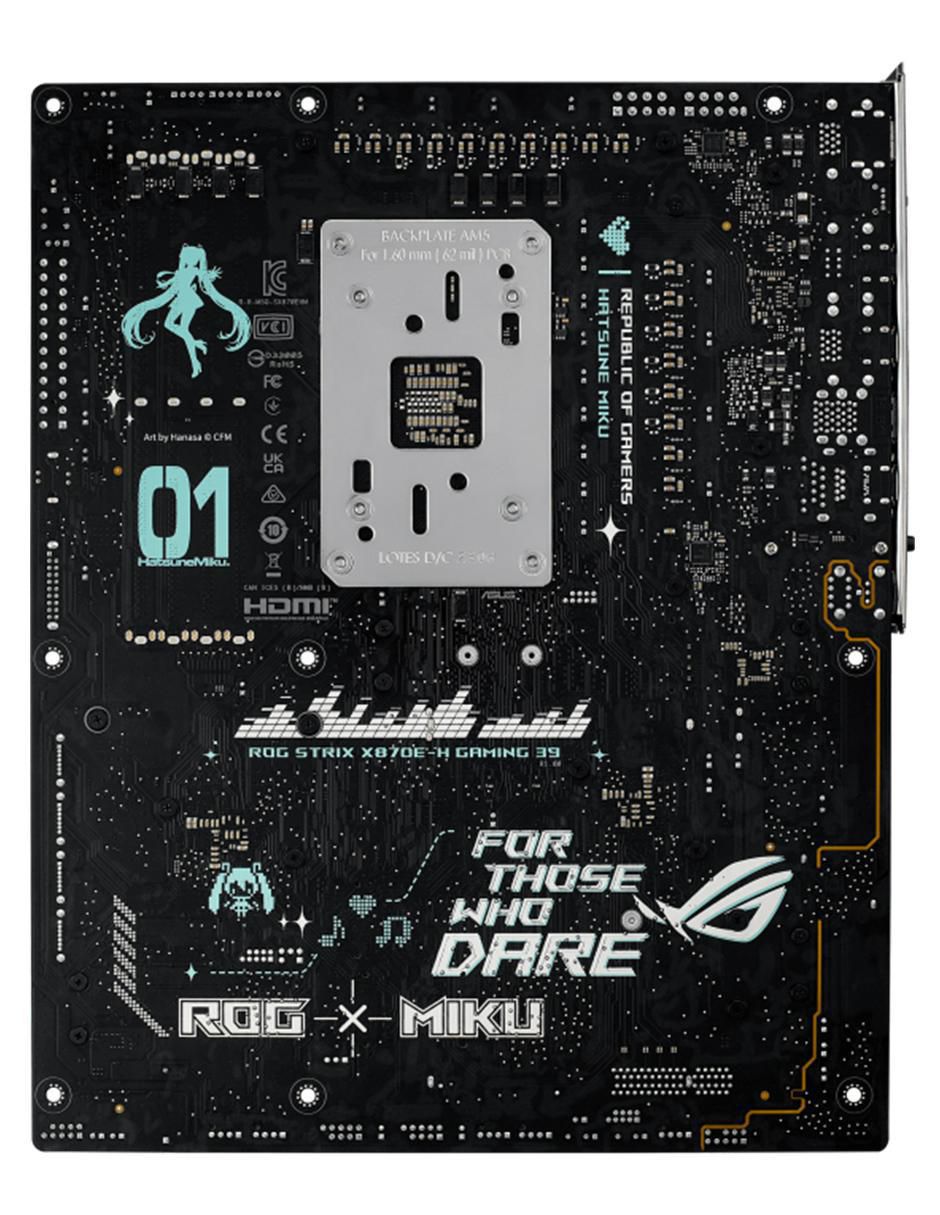 Tarjeta madre Rog X870e-H Miku con procesador AMD 6